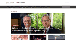 Desktop Screenshot of mormonnewsroom.org