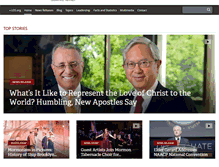 Tablet Screenshot of mormonnewsroom.org